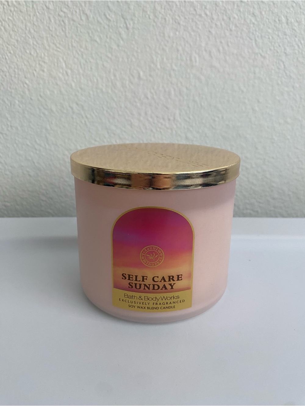 babw self care sunday candle